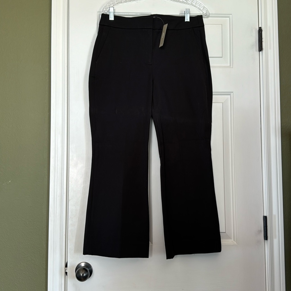 NWT J Crew size 10 cropped black slacks